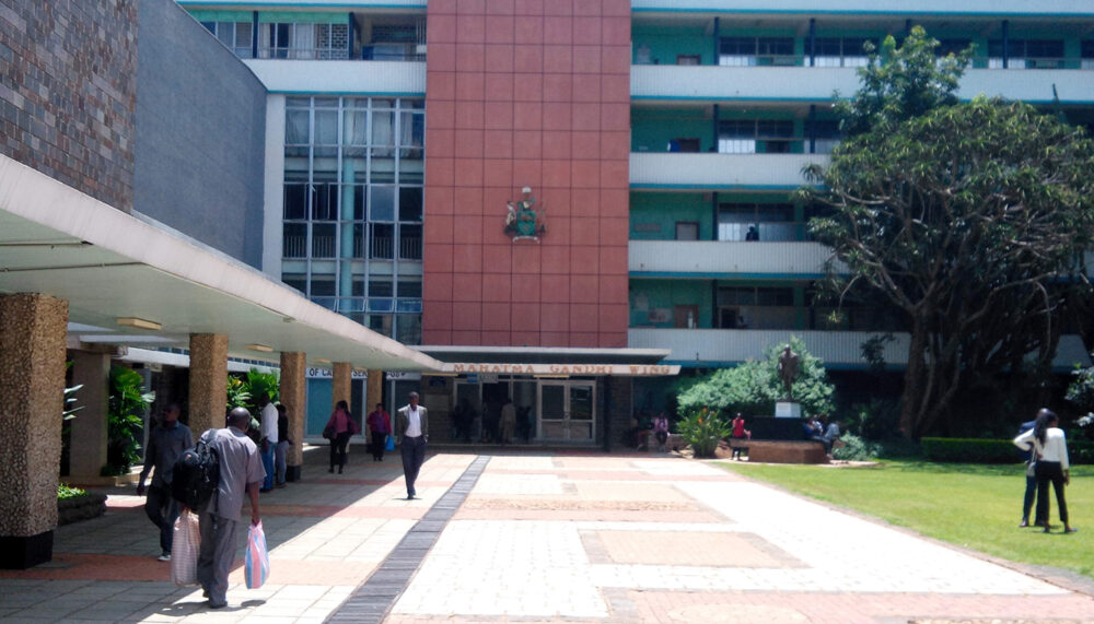 The Mahatma Gandhi wing of the University of Nairobi.